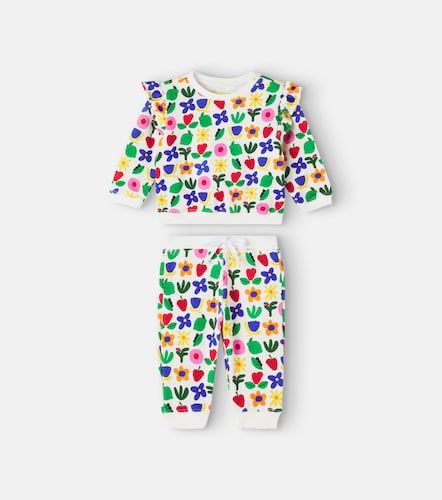 Fábula Bebé - set de sudadera y pantalón de algodón estampados - Fabula - Modalova