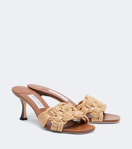 Jimmy Choo Chara raffia mules - Jimmy Choo - Modalova