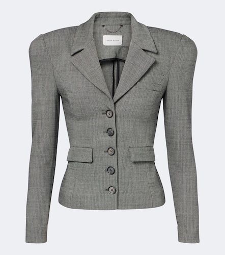 Herringbone wool-blend jacket - Magda Butrym - Modalova