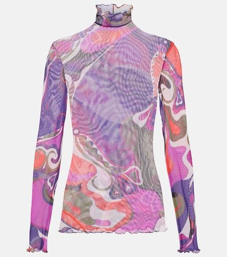 Pucci Orchidee tulle top - Pucci - Modalova