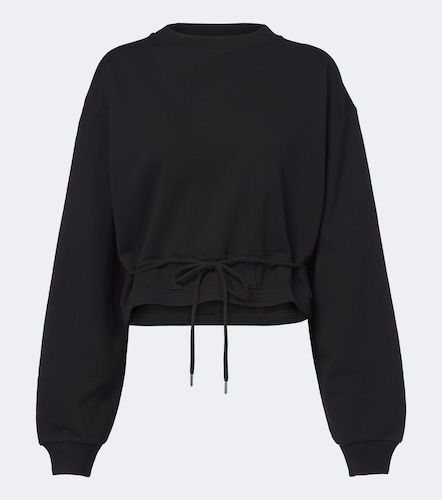 Sudadera cropped de jersey de algodón - Dries Van Noten - Modalova