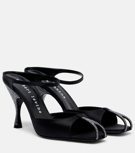 Hidden Gem embellished satin mules - Herbert Levine - Modalova