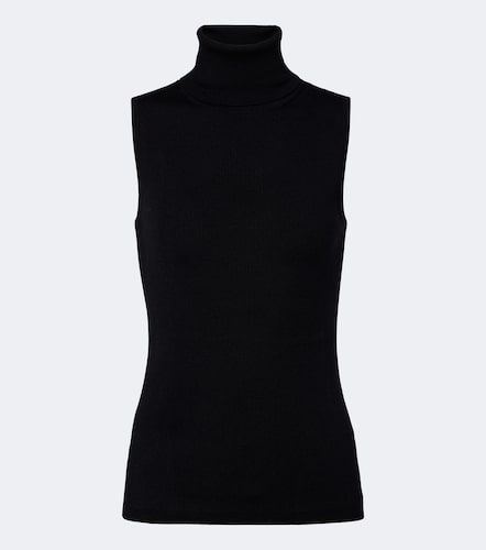 Ribbed-knit virgin wool turtleneck top - Jardin des Orangers - Modalova