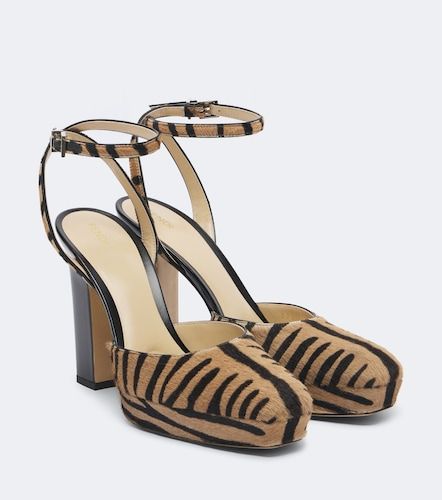 Salones con plataforma de pelo estampados - Fendi - Modalova