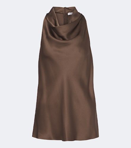 Top de seda drapeado - Brunello Cucinelli - Modalova