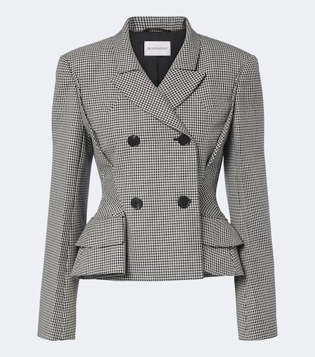 Pinch houndstooth wool and mohair jacket - Givenchy - Modalova