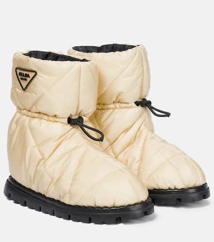 Botas de nieve de nylon acolchadas - Prada - Modalova