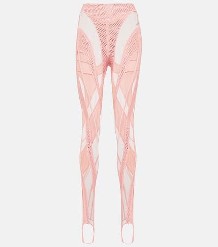 Leggings de paneles con fuseau - Mugler - Modalova
