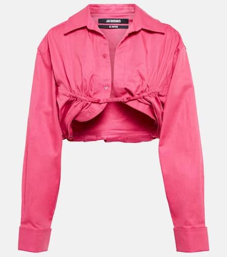 La Chemise Machou crop shirt - Jacquemus - Modalova