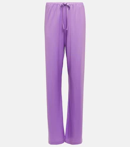 Jersey straight pants - Dries Van Noten - Modalova