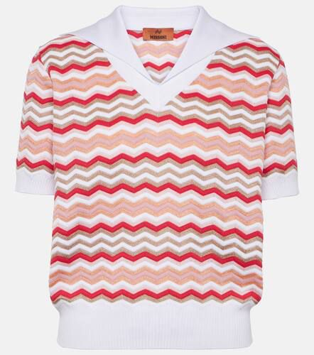 Top in misto cotone a zig-zag - Missoni - Modalova