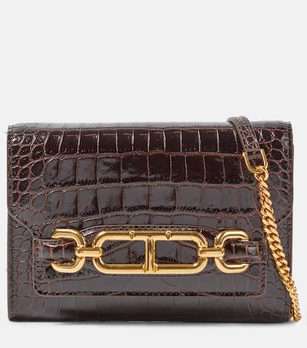 Mini croc-effect leather shoulder bag - Tom Ford - Modalova