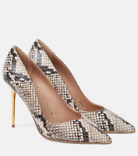 Ruby python-effect leather pumps - Balmain - Modalova