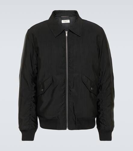 Saint Laurent Faille bomber jacket - Saint Laurent - Modalova