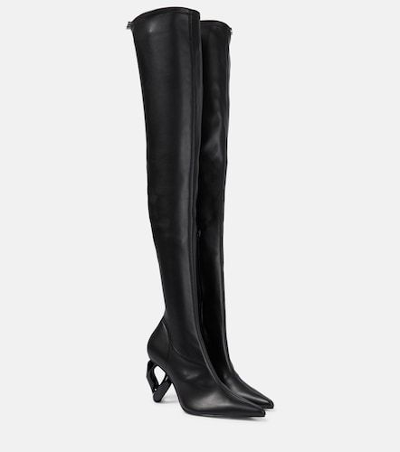 Botas mosqueteras Chain de piel - JW Anderson - Modalova