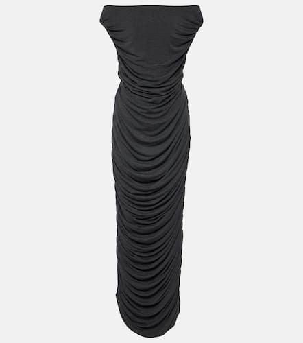 Gathered off-shoulder maxi dress - Norma Kamali - Modalova