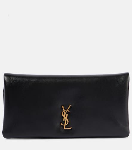 Calypso Mini leather wallet on chain - Saint Laurent - Modalova