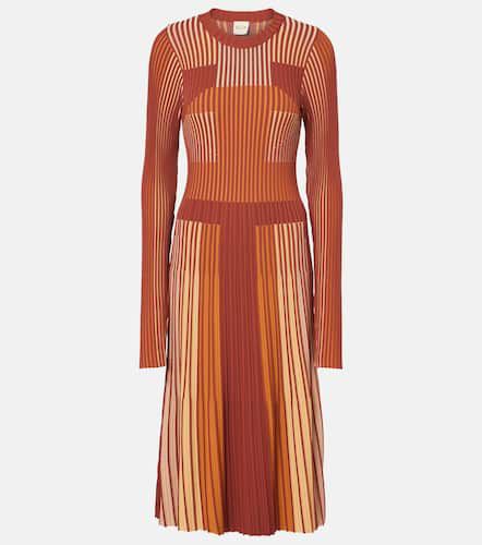 Tod's Striped plissÃ© midi dress - Tod's - Modalova