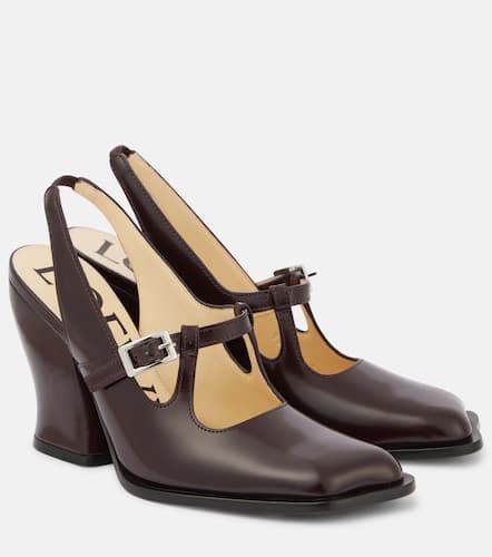 Onda brushed leather slingback pumps - Loewe - Modalova