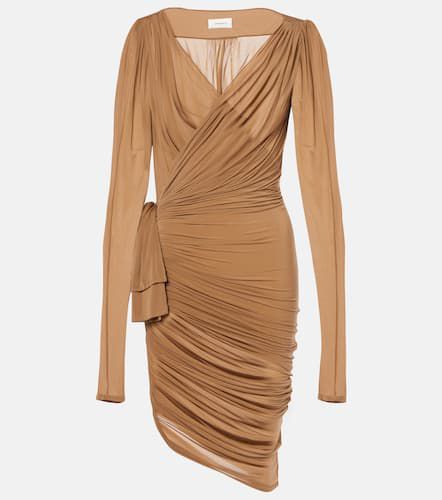 Vestido midi de jersey - Saint Laurent - Modalova