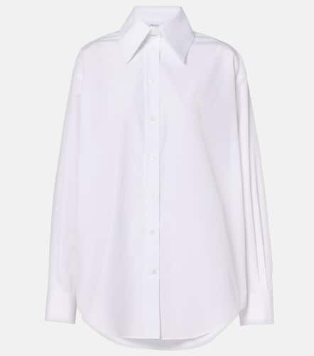 Oversized cotton poplin shirt - Alexander McQueen - Modalova