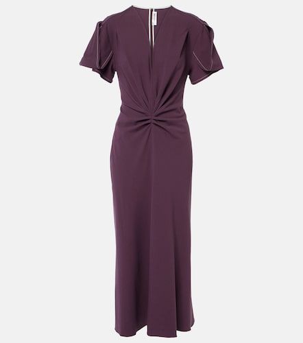 Midikleid aus einem Wollgemisch - Victoria Beckham - Modalova