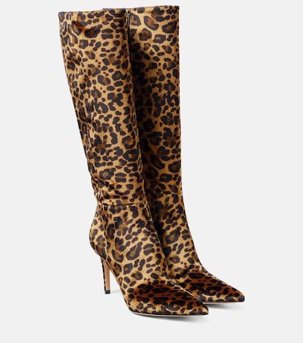 Botas 85 de terciopelo estampadas - Gianvito Rossi - Modalova