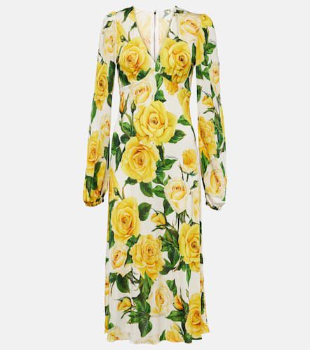 Dolce&Gabbana Floral midi dress - Dolce&Gabbana - Modalova