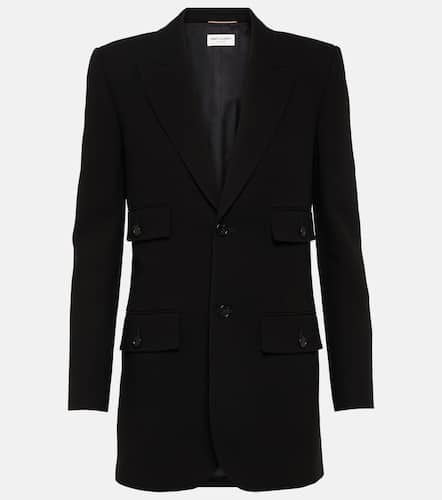 Saint Laurent CrÃªpe blazer - Saint Laurent - Modalova