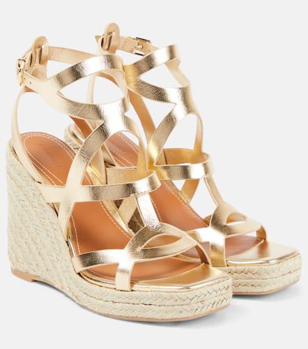 Bay metallic leather espadrille wedges - Zimmermann - Modalova