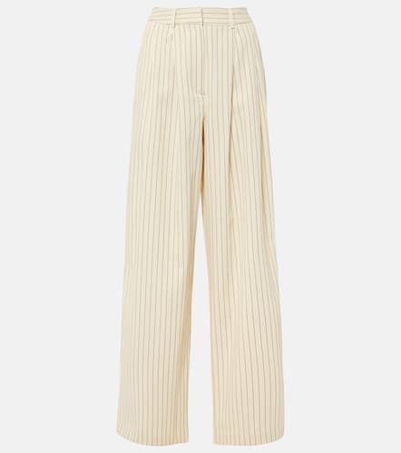 Ripley pinstripe twill wide-leg pants - The Frankie Shop - Modalova