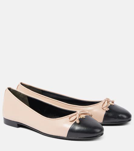 Embellished leather ballet flats - Tory Burch - Modalova