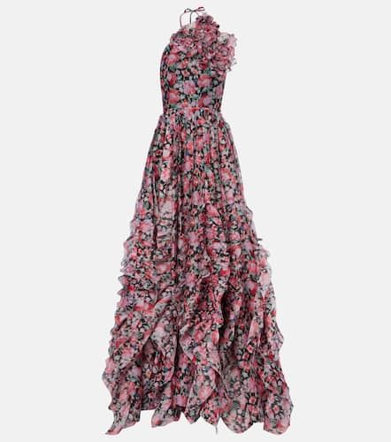 Robe longue à fleurs - Carolina Herrera - Modalova