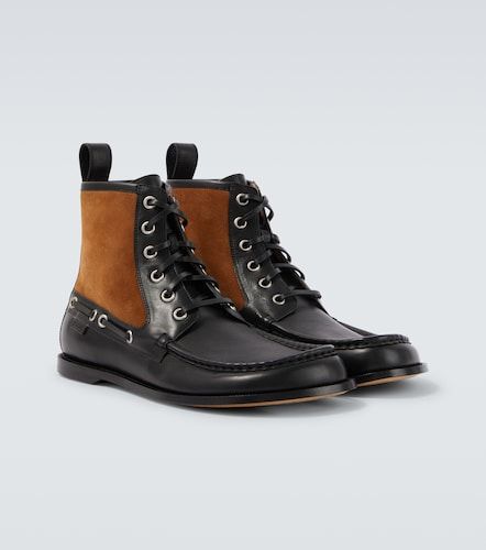 Stivali stringati Campo in suede e pelle - Loewe - Modalova