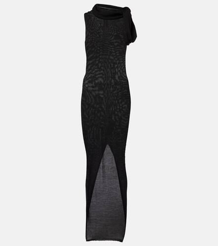 Banded T virgin wool maxi dress - Rick Owens - Modalova