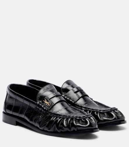 Eel leather penny loafers - Saint Laurent - Modalova