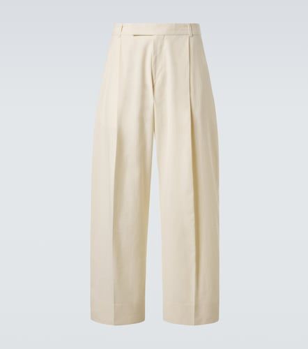 Pantaloni a gamba larga Pull in cotone e lino - Studio Nicholson - Modalova