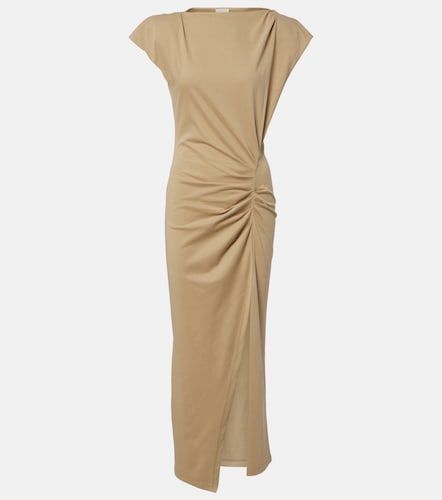 Vestido midi Nadela de jersey de algodón - Isabel Marant - Modalova