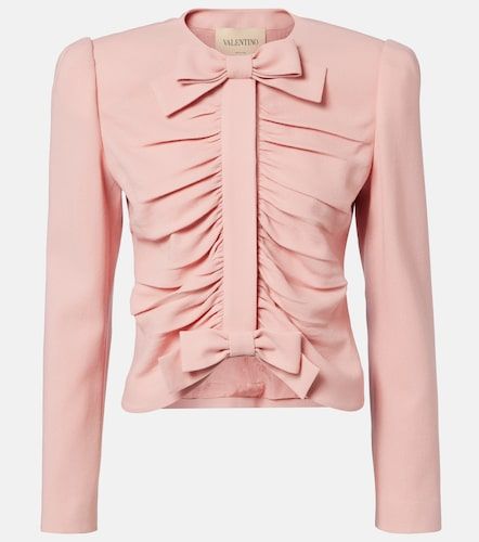 Valentino Virgin wool crepe jacket - Valentino - Modalova