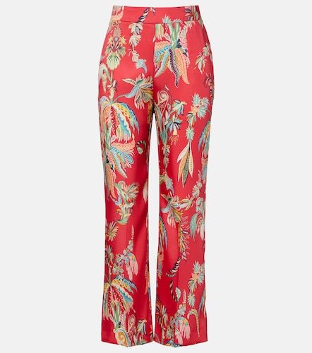 Pantaloni regular in twill con stampa - Etro - Modalova