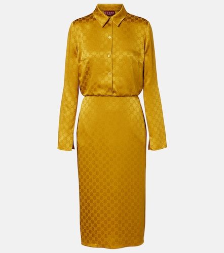 Hemdblusenkleid GG aus Jacquard - Gucci - Modalova
