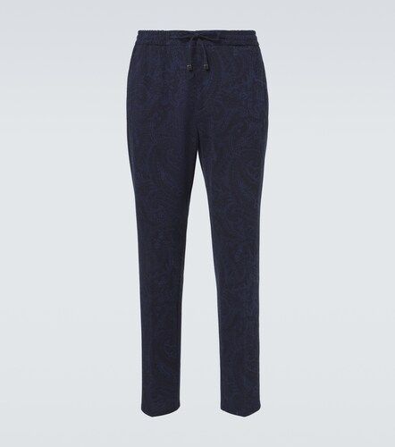 Pantaloni regular con stampa paisley - Etro - Modalova