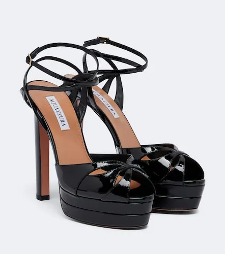 Moves patent leather platform sandals - Aquazzura - Modalova