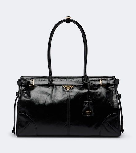 Bonnie Large leather shoulder bag - Prada - Modalova