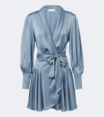 Vestido envolvente de seda con cinturón - Zimmermann - Modalova