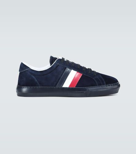 Moncler New Monaco suede sneakers - Moncler - Modalova