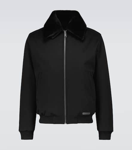 Chaqueta bomber de cachemir impermeable - Prada - Modalova