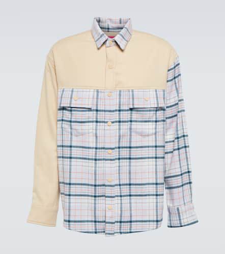 Checked wool, silk and cashmere shirt - The Elder Statesman - Modalova