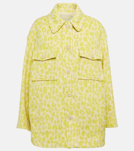 Printed virgin wool overshirt - Isabel Marant - Modalova