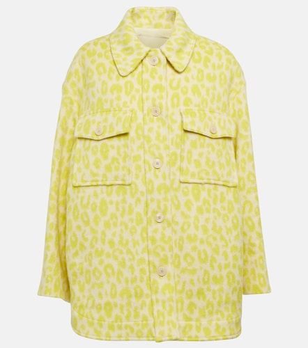 Sobrecamisa de lana virgen estampada - Isabel Marant - Modalova